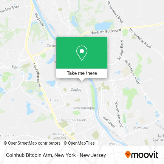 Coinhub Bitcoin Atm map