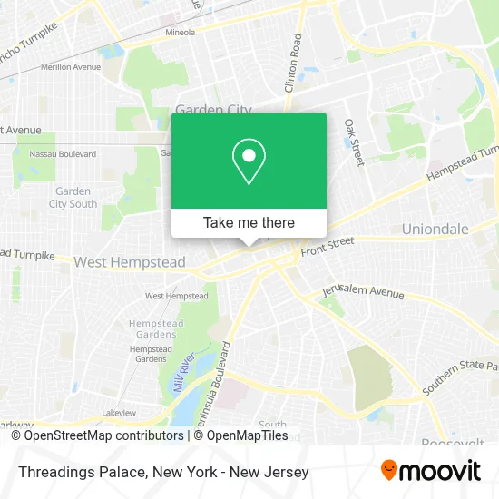 Threadings Palace map