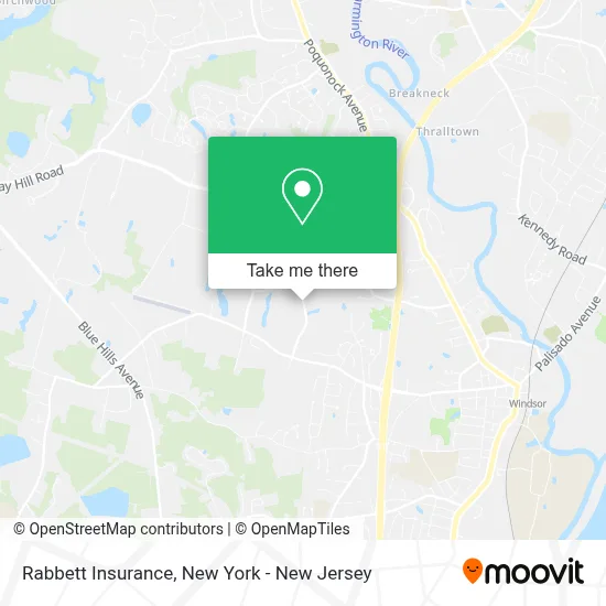 Rabbett Insurance map