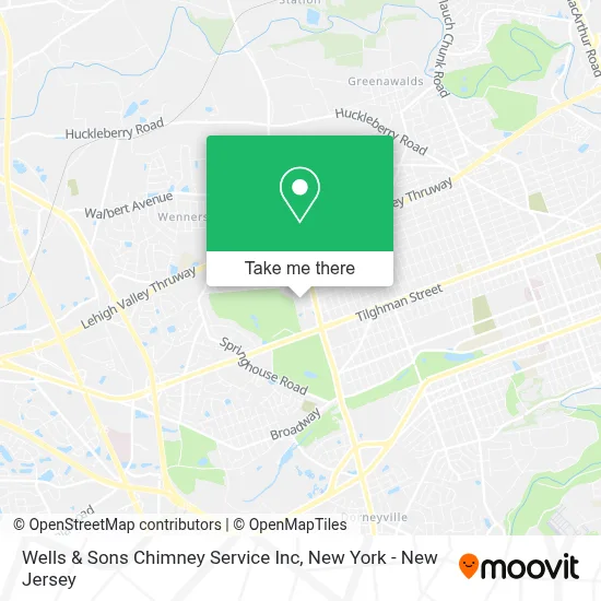 Wells & Sons Chimney Service Inc map