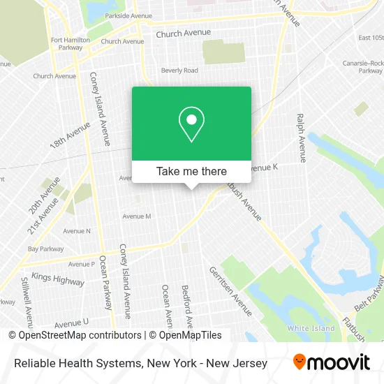 Reliable Health Systems map