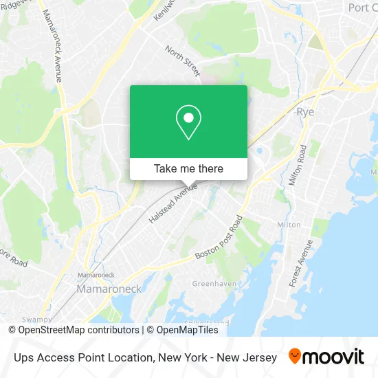Ups Access Point Location map