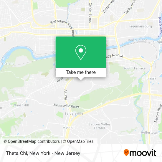 Theta Chi map