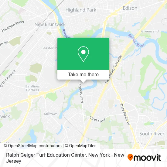 Ralph Geiger Turf Education Center map
