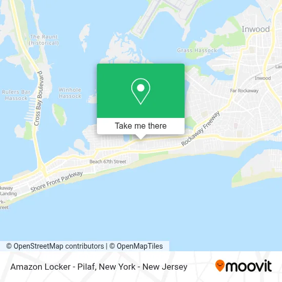 Amazon Locker - Pilaf map