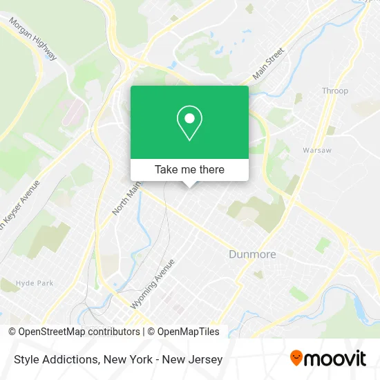 Style Addictions map