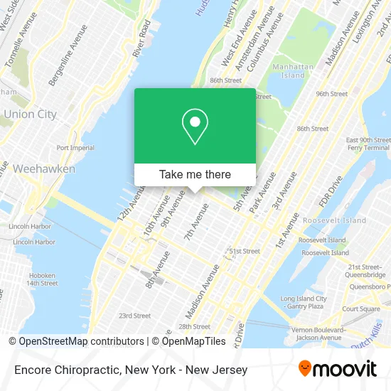 Encore Chiropractic map