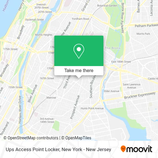 Ups Access Point Locker map