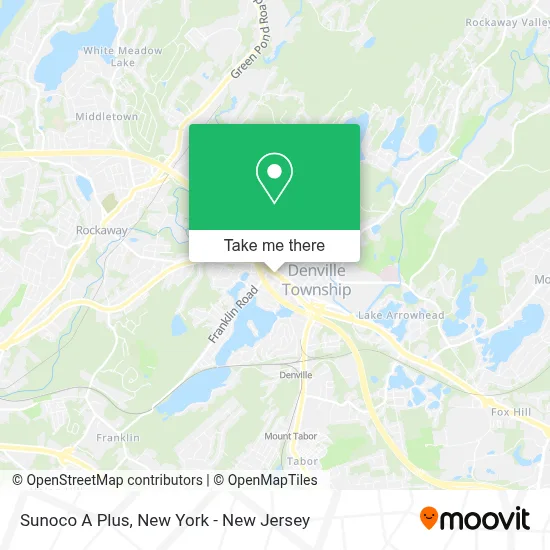 Sunoco A Plus map