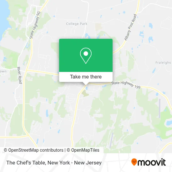 The Chef's Table map