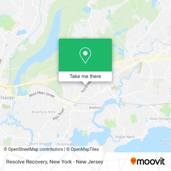 Resolve Recovery map