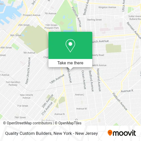 Quality Custom Builders map