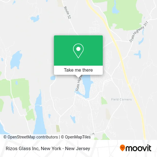 Rizos Glass Inc map