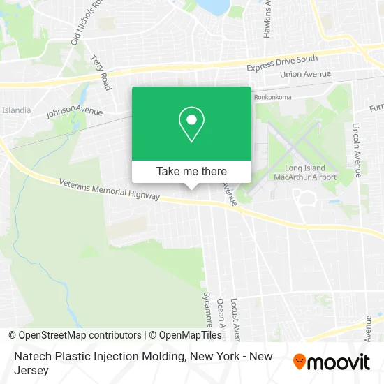 Natech Plastic Injection Molding map