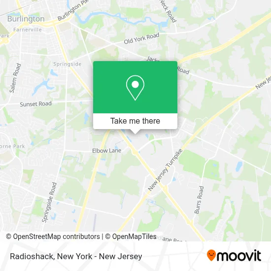 Radioshack map