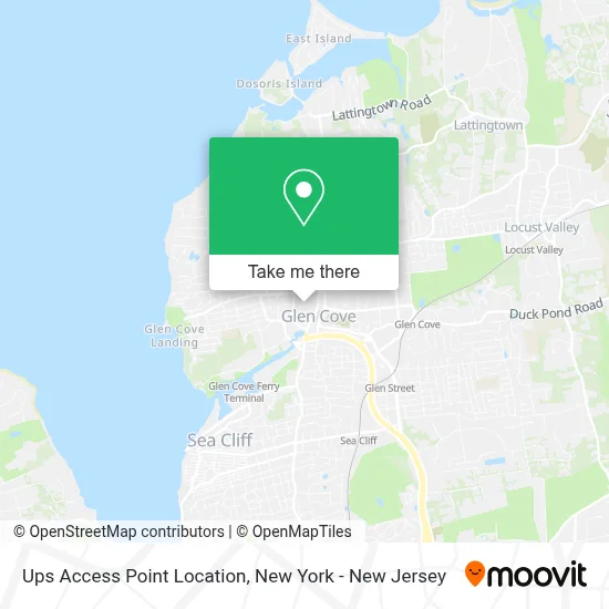 Ups Access Point Location map