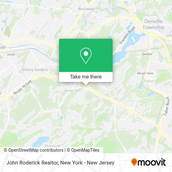 John Roderick Realtor map