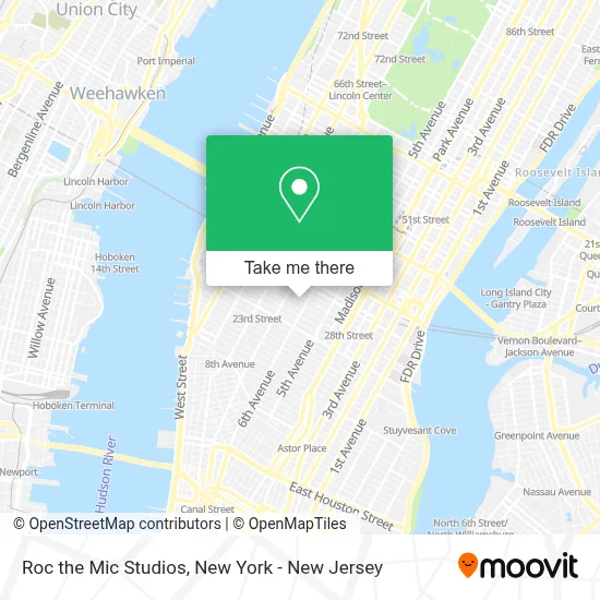 Roc the Mic Studios map