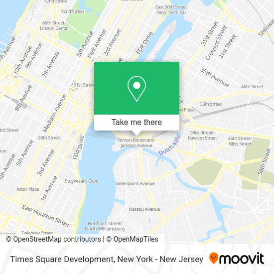 Times Square Development map