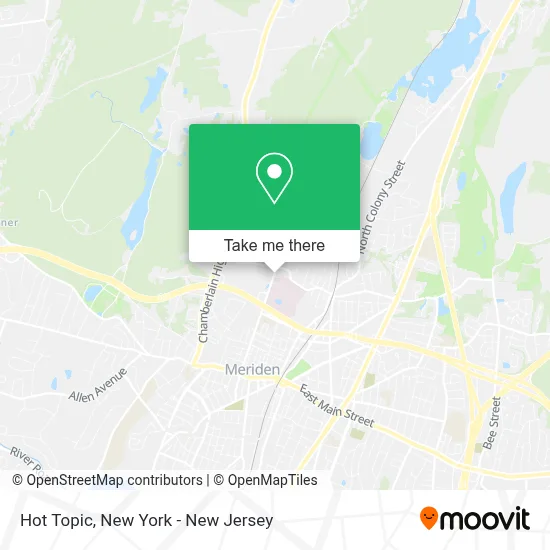 Hot Topic map