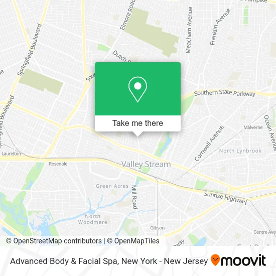 Advanced Body & Facial Spa map