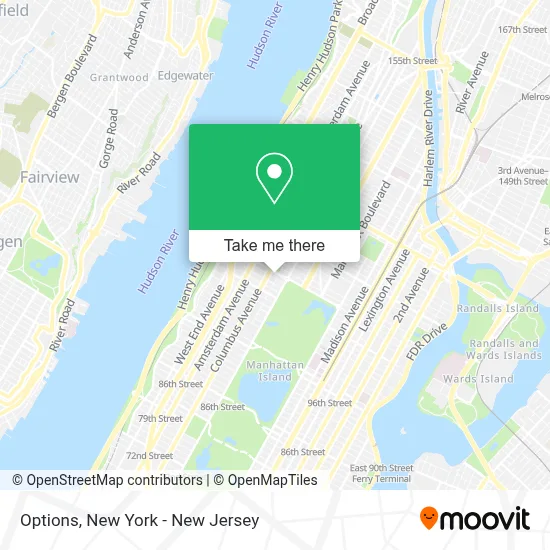 Options map
