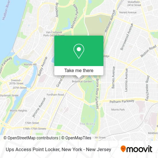 Ups Access Point Locker map