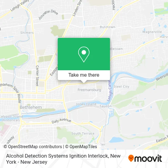 Alcohol Detection Systems Ignition Interlock map