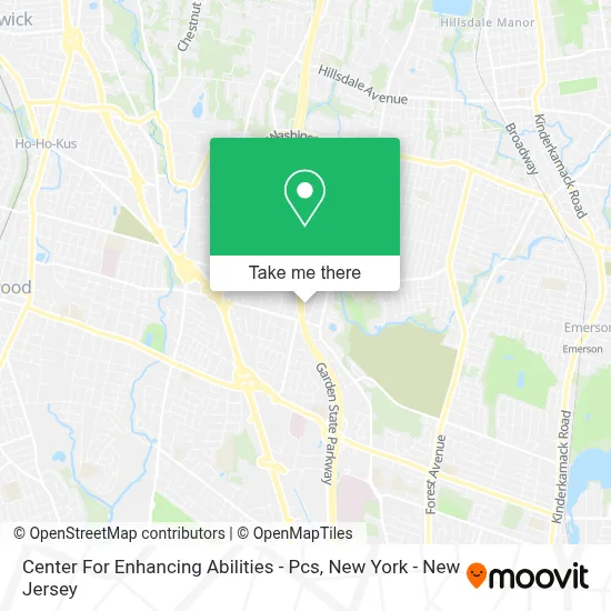 Center For Enhancing Abilities - Pcs map