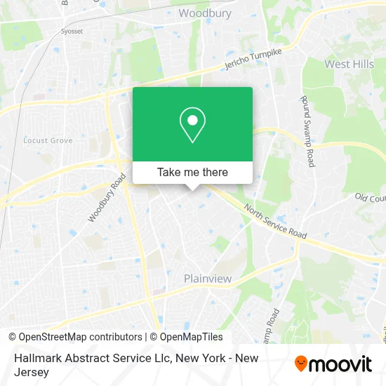 Hallmark Abstract Service Llc map