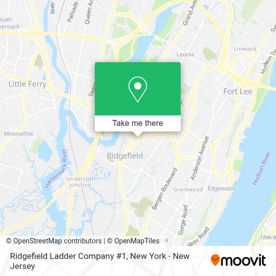 Ridgefield Ladder Company #1 map