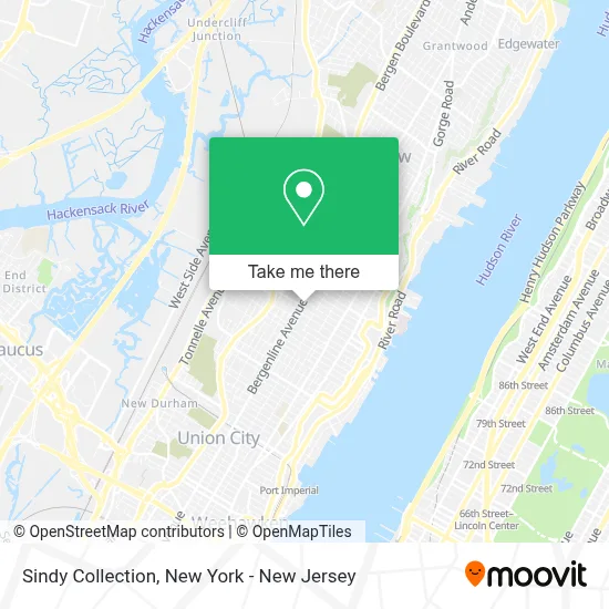 Sindy Collection map