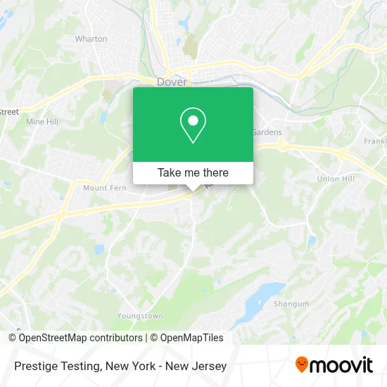 Prestige Testing map