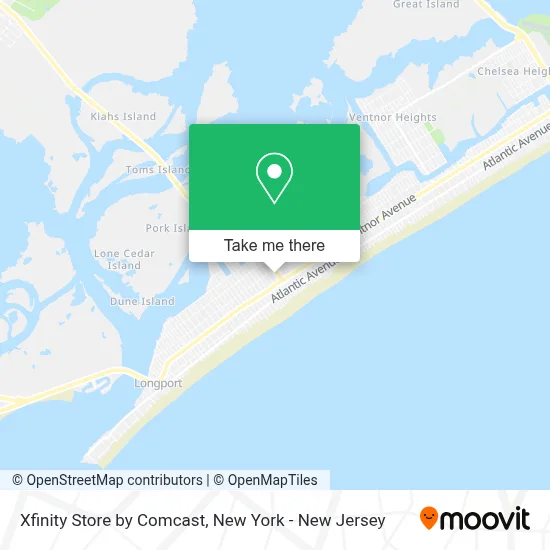 Xfinity Store by Comcast map