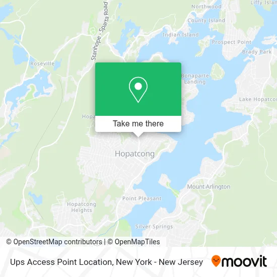 Ups Access Point Location map