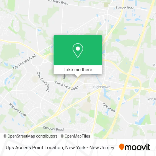 Ups Access Point Location map