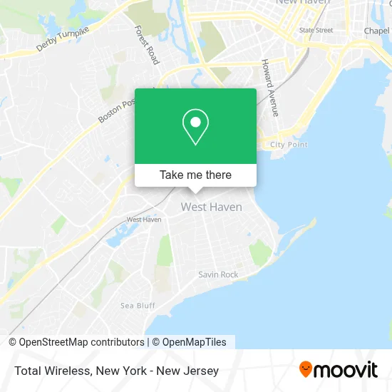 Total Wireless map