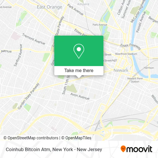 Coinhub Bitcoin Atm map