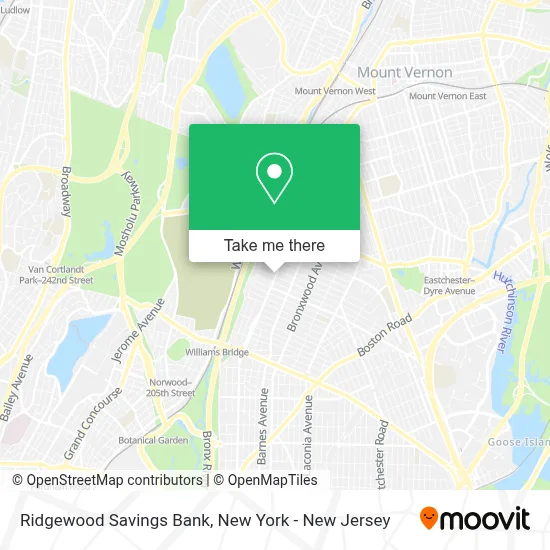 Ridgewood Savings Bank map