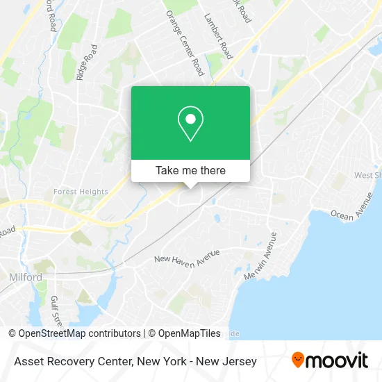 Asset Recovery Center map