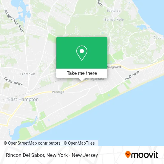 Rincon Del Sabor map