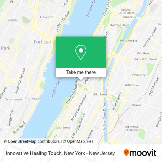 Innovative Healing Touch map