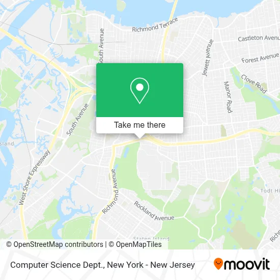 Computer Science Dept. map