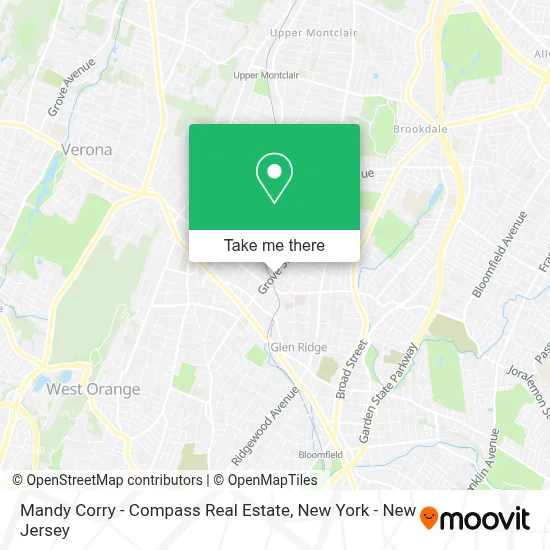 Mandy Corry - Compass Real Estate map
