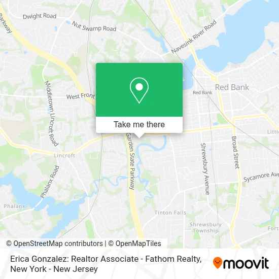 Erica Gonzalez: Realtor Associate - Fathom Realty map
