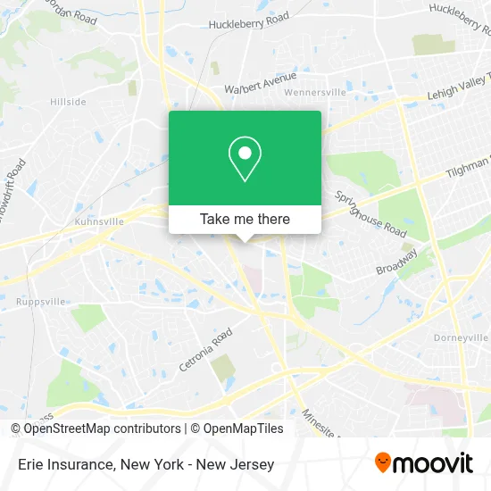 Erie Insurance map