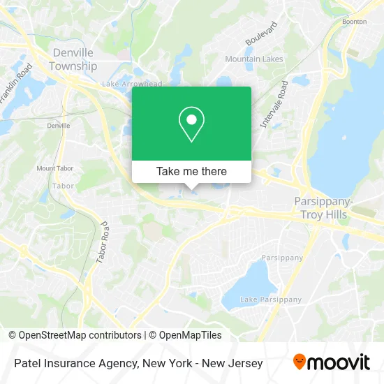 Patel Insurance Agency map