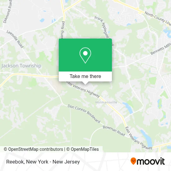 Reebok map