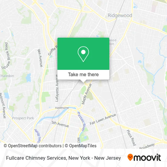 Fullcare Chimney Services map