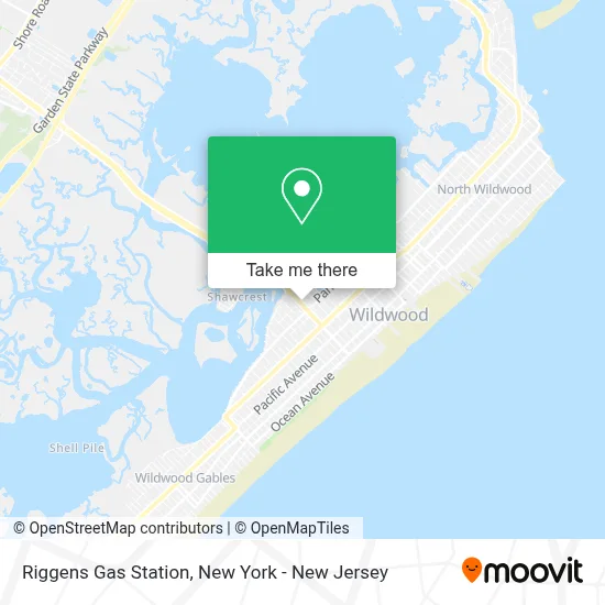 Riggens Gas Station map
